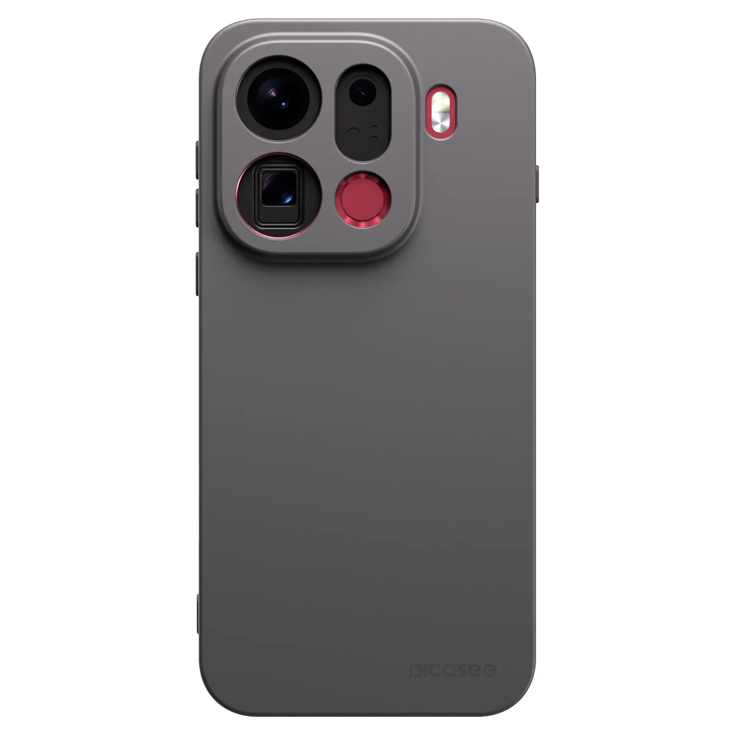 Picasee husă neagră din silicon pentru OPPO Find X9 Pro - Clear