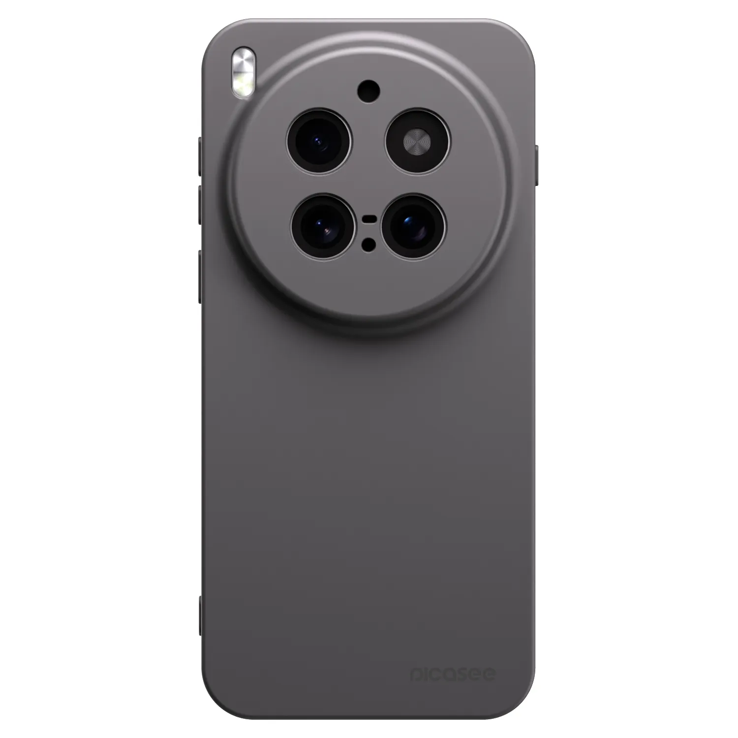 Picasee husă neagră din silicon pentru Vivo X300 Pro - Clear