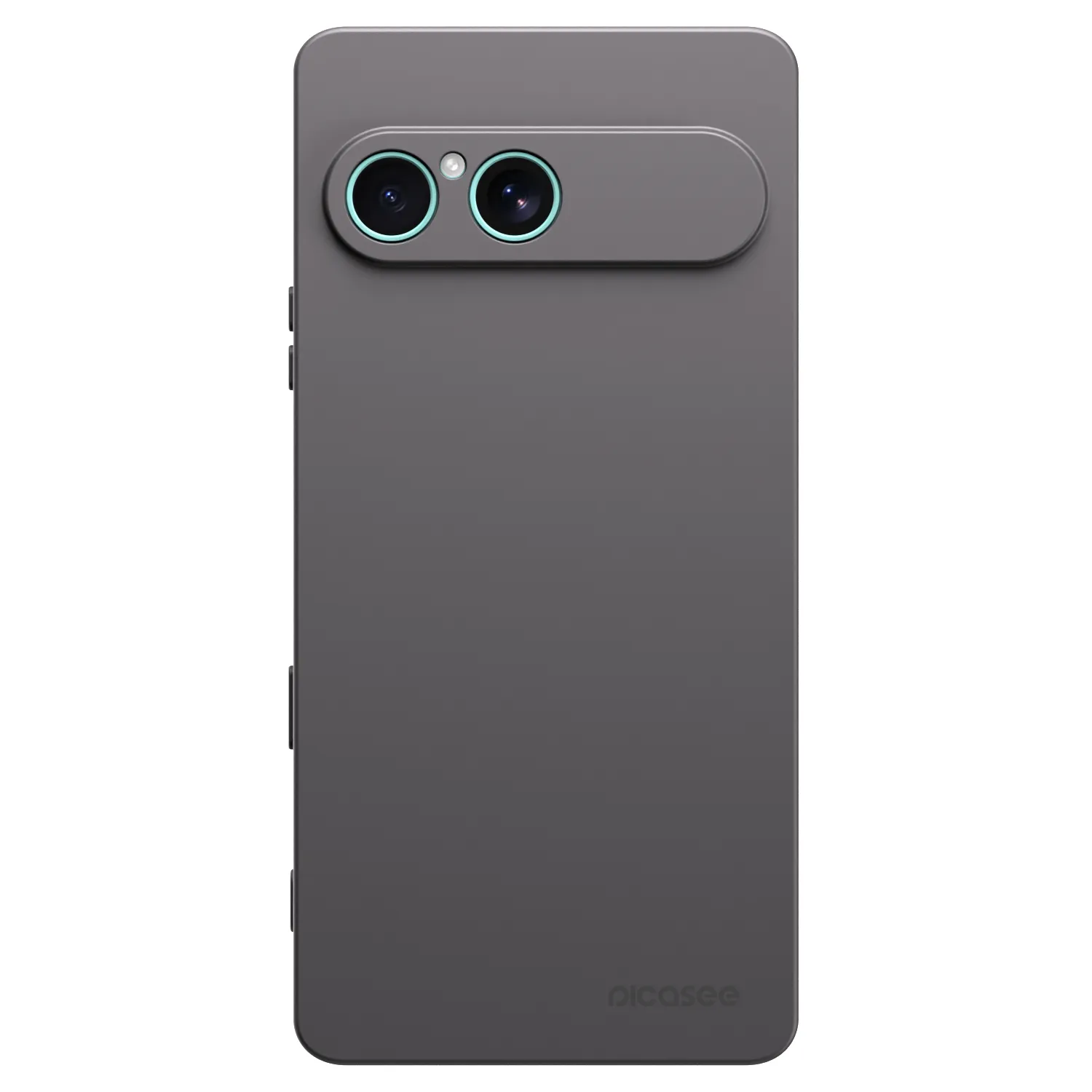Picasee husă neagră din silicon pentru Sony Xperia 10 VII - Clear