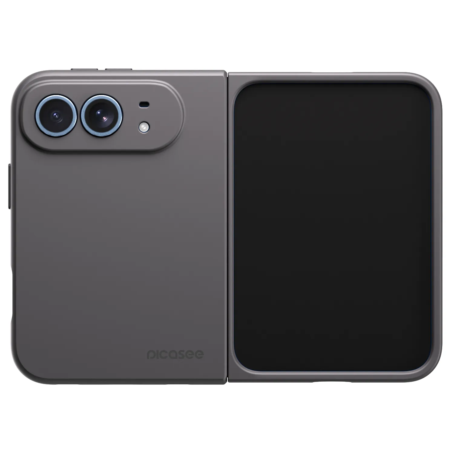 Picasee husă neagră din silicon pentru Apple iPhone Duo - Clear