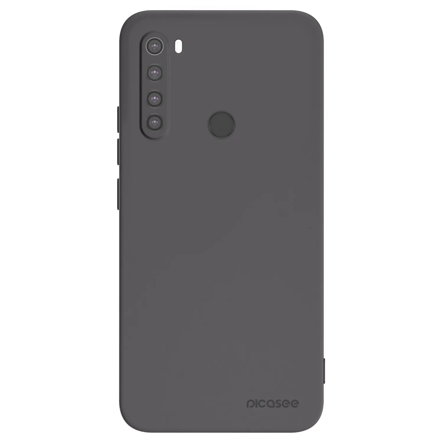Picasee husă neagră din silicon pentru Xiaomi Redmi Note 8 - Clear