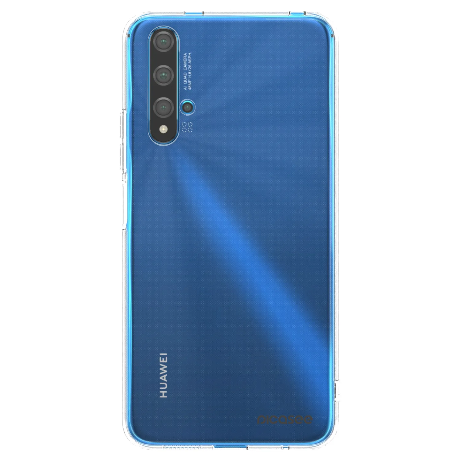 Picasee husă transparentă din silicon pentru Huawei Nova 5T - Clear