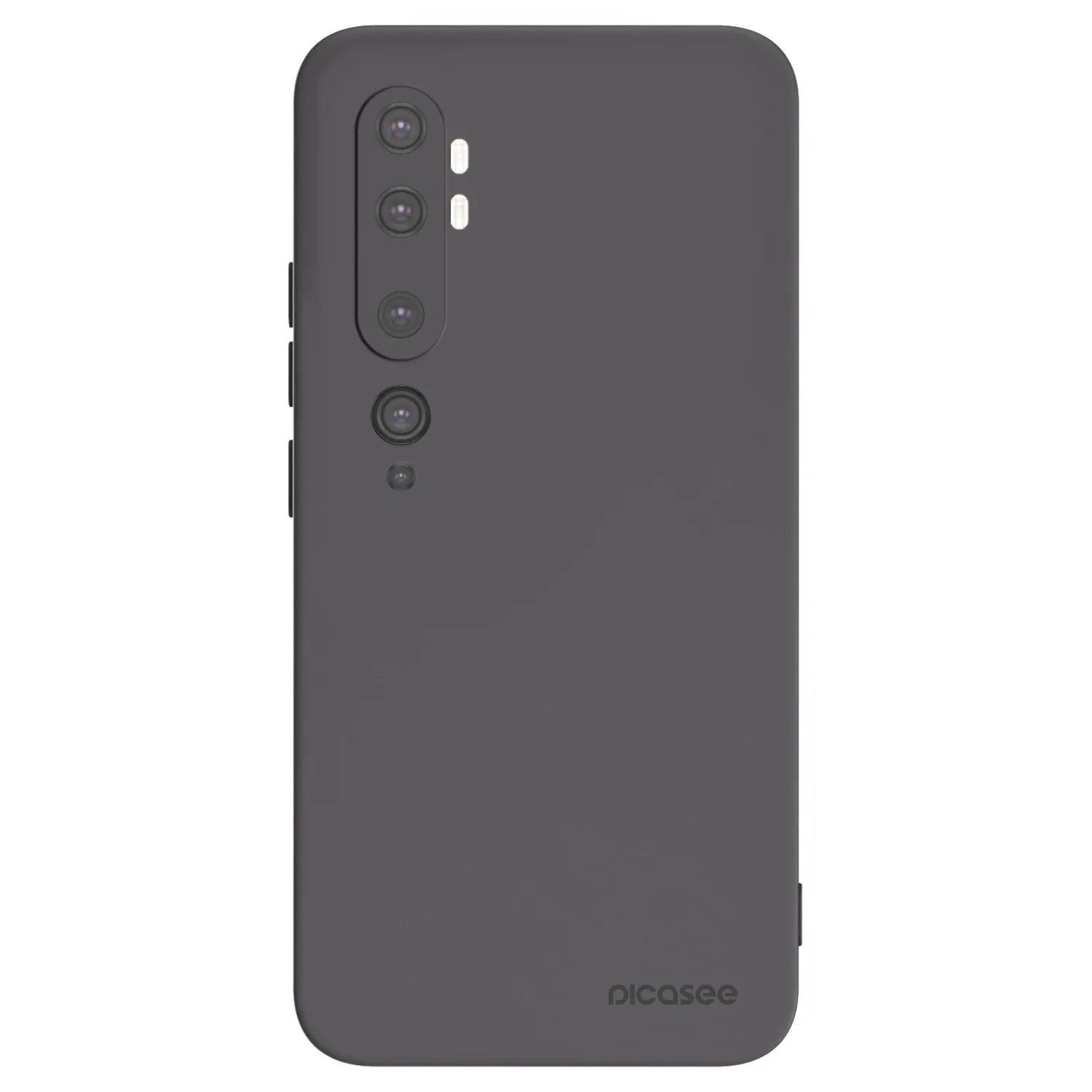 Picasee husă neagră din silicon pentru Xiaomi Mi Note 10 (Pro) - Clear