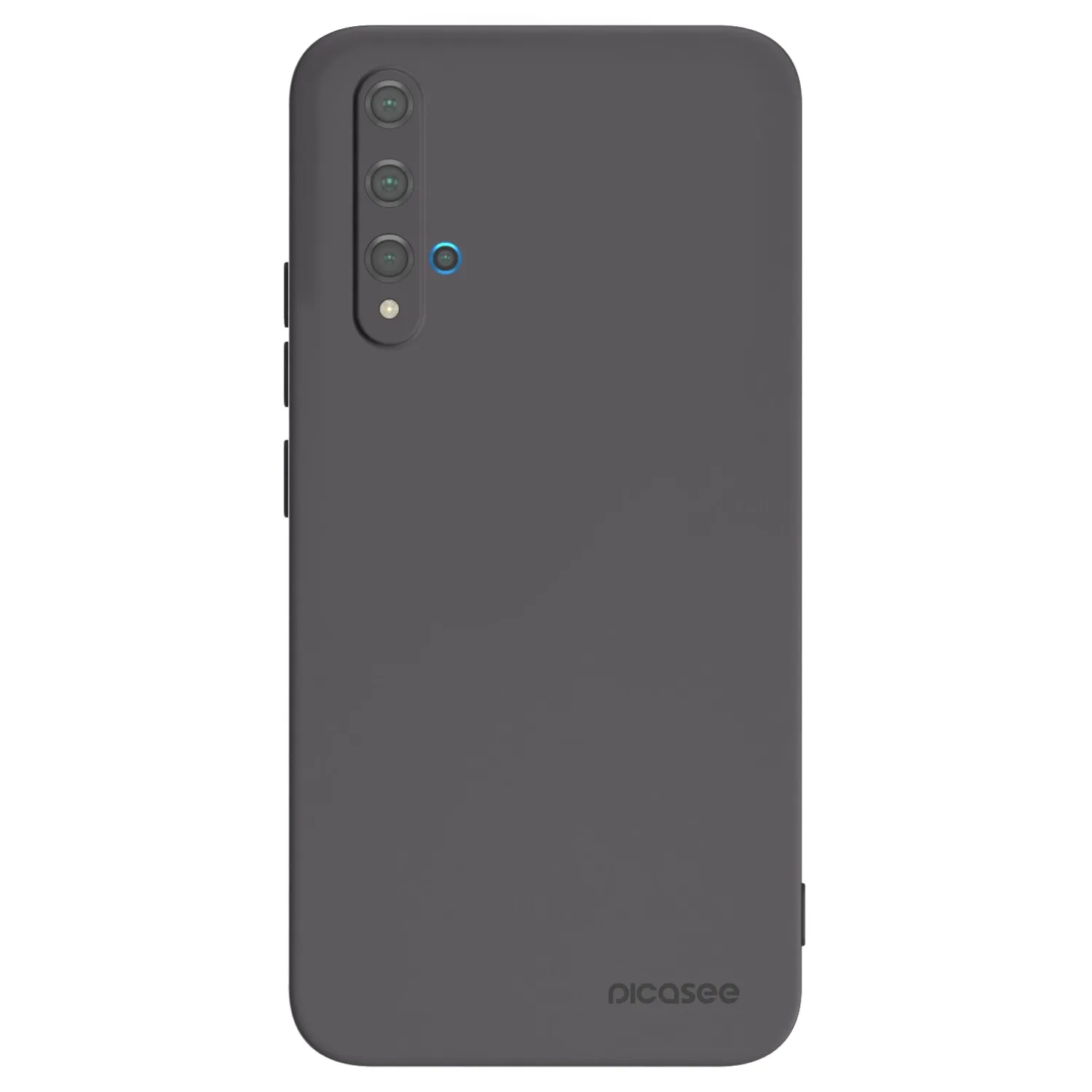 Picasee husă neagră din silicon pentru Huawei Nova 5T - Clear