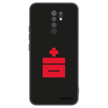 Picasee husă neagră din silicon pentru Xiaomi Redmi 9 - Le Plastenciaga