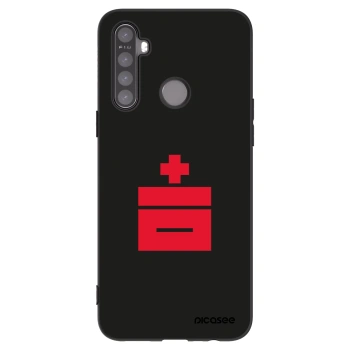 Picasee husă neagră din silicon pentru Realme 6i - Le Plastenciaga