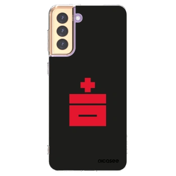 Picasee husă transparentă din silicon pentru Samsung Galaxy S21+ 5G G996F - Le Plastenciaga