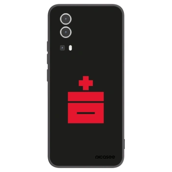 Picasee husă neagră din silicon pentru Vivo Y72 5G - Le Plastenciaga