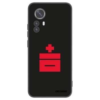 Picasee husă neagră din silicon pentru Xiaomi 12 Pro - Le Plastenciaga