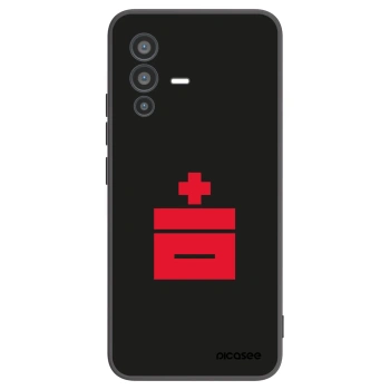 Picasee husă neagră din silicon pentru Vivo V23 5G - Le Plastenciaga