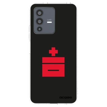 Picasee husă transparentă din silicon pentru Vivo V23 5G - Le Plastenciaga