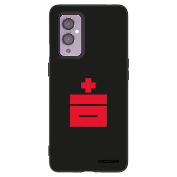 Picasee husă neagră din silicon pentru OnePlus 9 - Le Plastenciaga