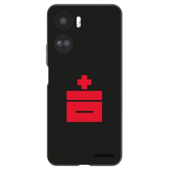 Picasee husă neagră din silicon pentru Honor 90 Lite 5G - Le Plastenciaga