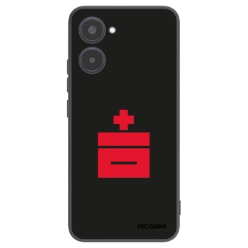 Picasee husă neagră din silicon pentru Realme 10 4G - Le Plastenciaga