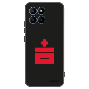 Picasee husă neagră din silicon pentru Honor 70 Lite - Le Plastenciaga