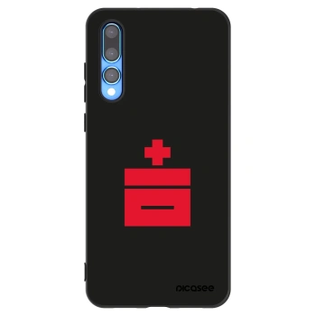 Picasee husă neagră din silicon pentru Huawei P20 Pro - Le Plastenciaga