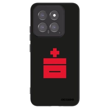 Picasee husă neagră din silicon pentru Xiaomi 14 - Le Plastenciaga