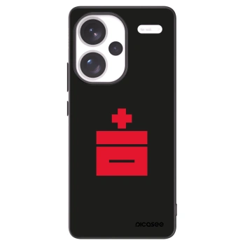 Picasee husă neagră din silicon pentru Xiaomi Redmi Note 13 Pro+ 5G - Le Plastenciaga