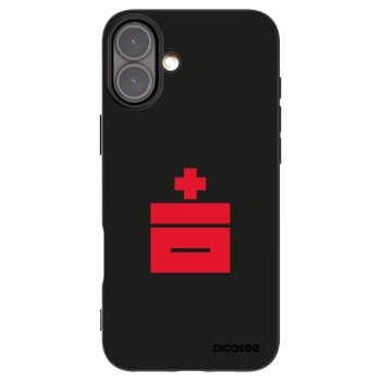 Picasee husă neagră din silicon pentru Apple iPhone 16 Plus - Le Plastenciaga