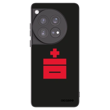 Picasee husă neagră din silicon pentru OnePlus 12 5G - Le Plastenciaga