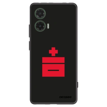 Picasee husă neagră din silicon pentru Motorola Moto G35 5G - Le Plastenciaga