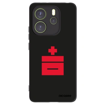 Picasee husă neagră din silicon pentru Xiaomi Redmi Note 14 4G - Le Plastenciaga