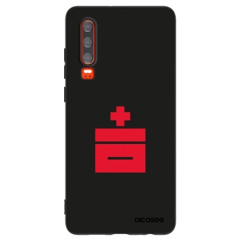 Picasee husă neagră din silicon pentru Huawei P30 - Le Plastenciaga