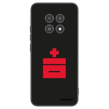 Picasee husă neagră din silicon pentru Realme 12X - Le Plastenciaga
