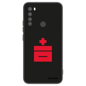 Picasee husă neagră din silicon pentru Xiaomi Redmi Note 8 - Le Plastenciaga