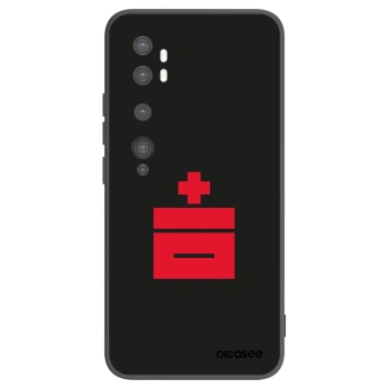 Picasee husă neagră din silicon pentru Xiaomi Mi Note 10 (Pro) - Le Plastenciaga