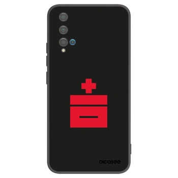 Picasee husă neagră din silicon pentru Huawei Nova 5T - Le Plastenciaga