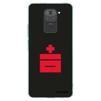 Picasee husă neagră din silicon pentru Xiaomi Redmi Note 9 - Le Plastenciaga