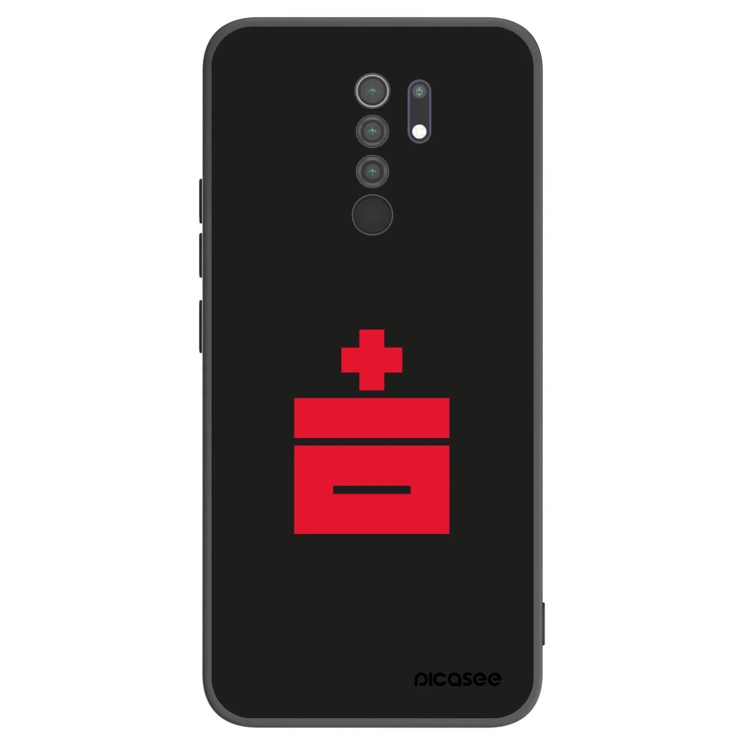 Picasee husă neagră din silicon pentru Xiaomi Redmi 9 - Le Plastenciaga