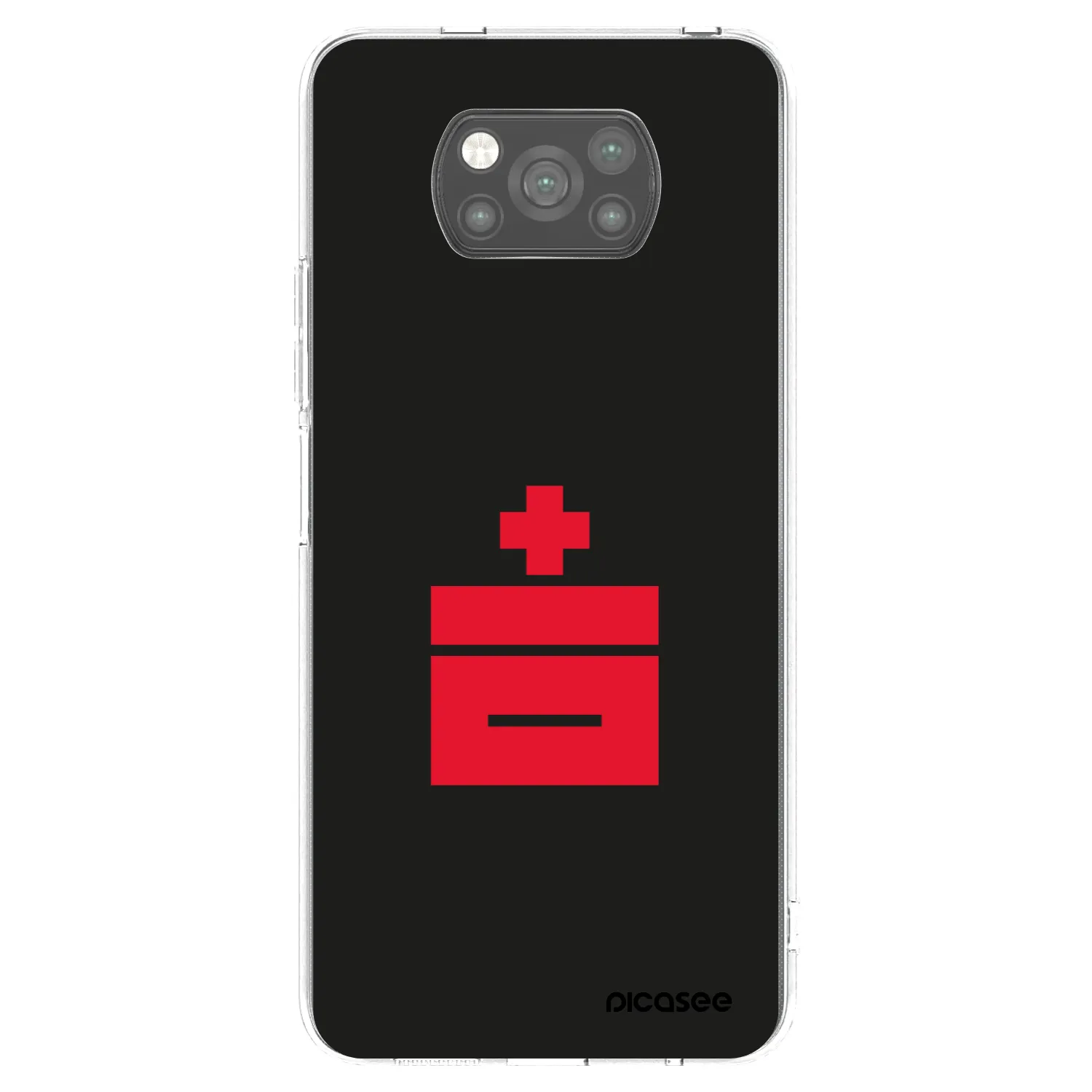 Picasee husă neagră din silicon pentru Xiaomi Poco X3 - Le Plastenciaga