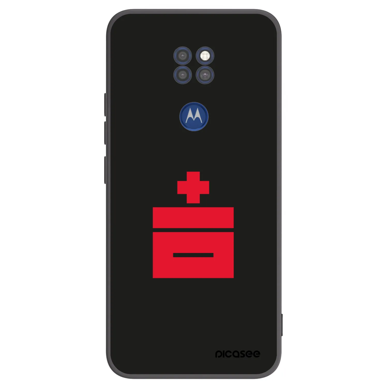 Picasee husă neagră din silicon pentru Motorola Moto G9 Play - Le Plastenciaga