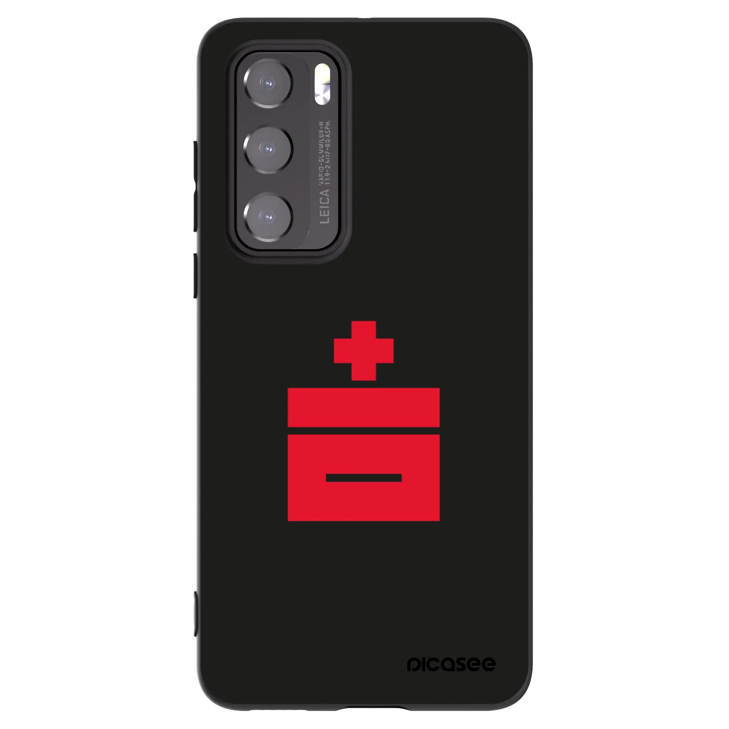 Picasee husă neagră din silicon pentru Huawei P40 - Le Plastenciaga