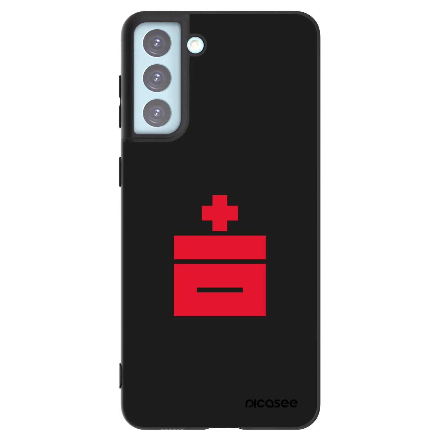 Picasee husă neagră din silicon pentru Samsung Galaxy S21+ 5G G996F - Le Plastenciaga