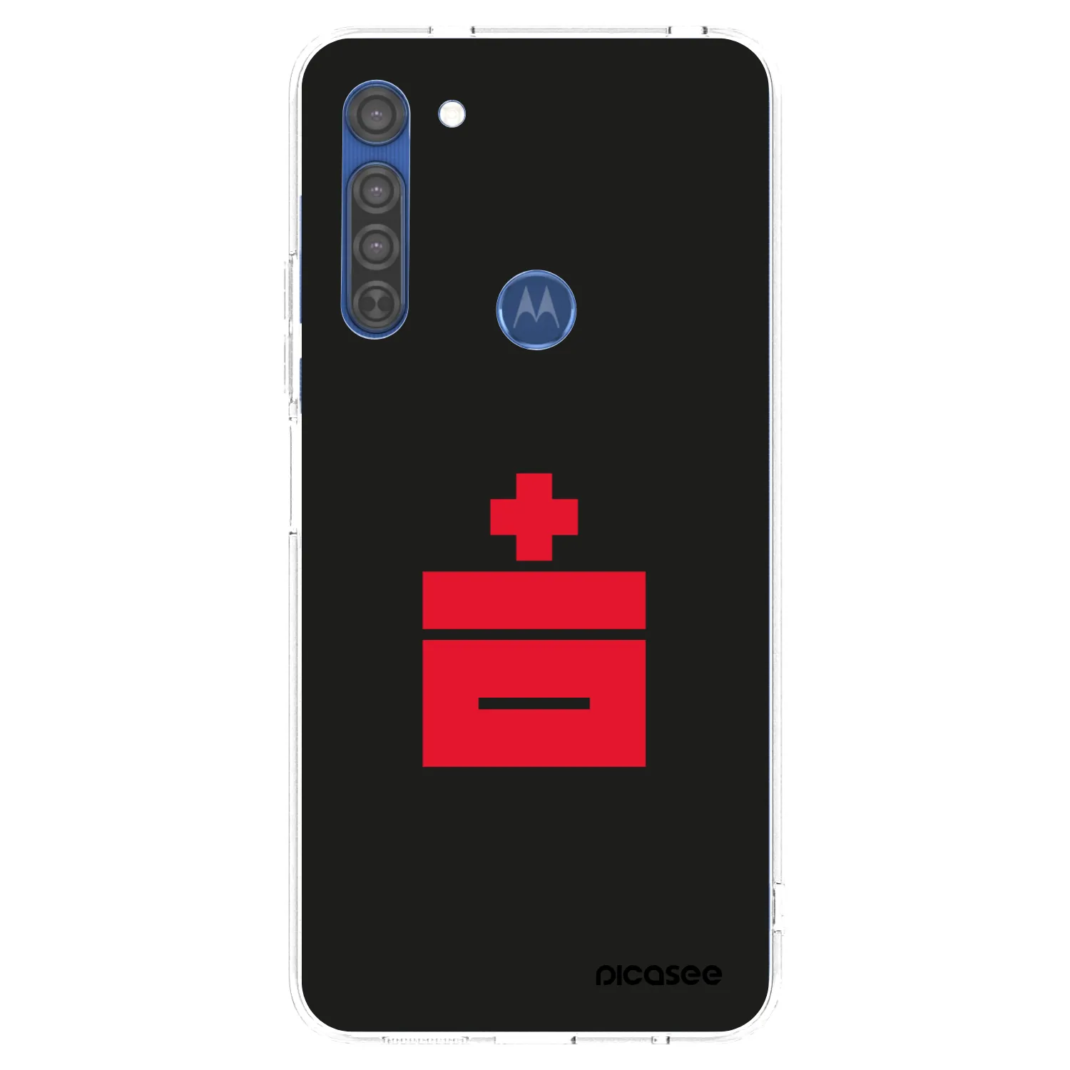 Picasee husă transparentă din silicon pentru Motorola Moto G8 - Le Plastenciaga