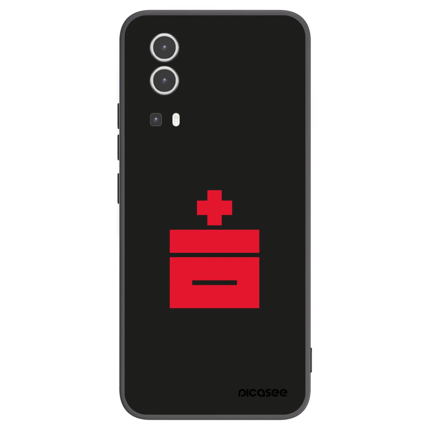 Picasee husă neagră din silicon pentru Vivo Y72 5G - Le Plastenciaga