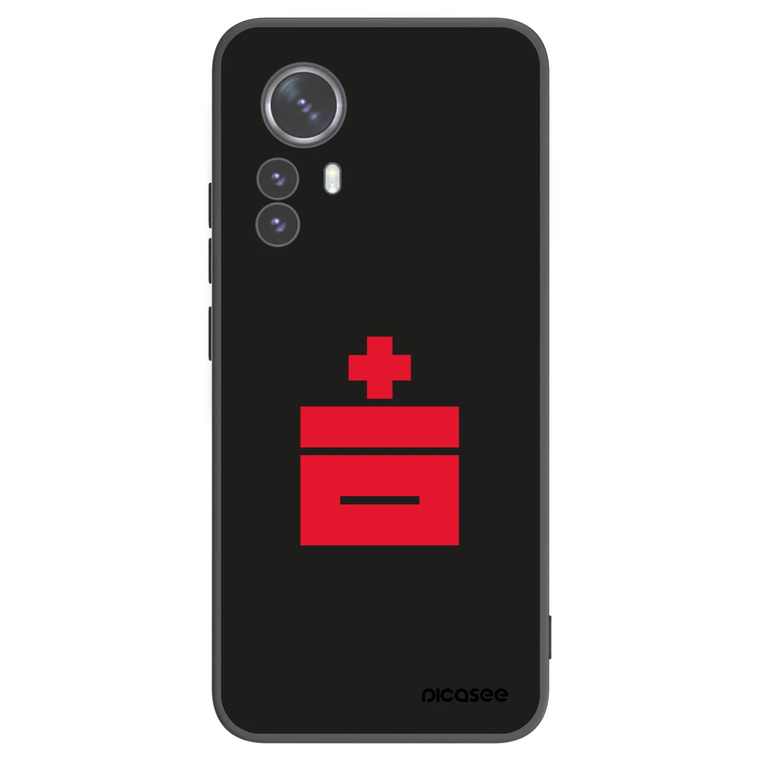 Picasee husă neagră din silicon pentru Xiaomi 12 Pro - Le Plastenciaga