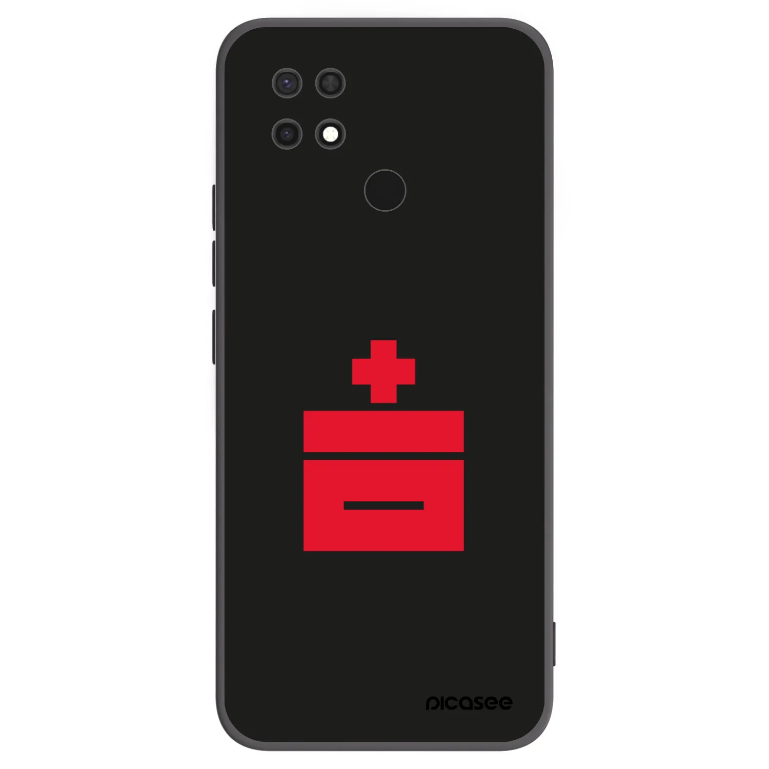 Picasee husă neagră din silicon pentru Xiaomi Redmi 10C - Le Plastenciaga