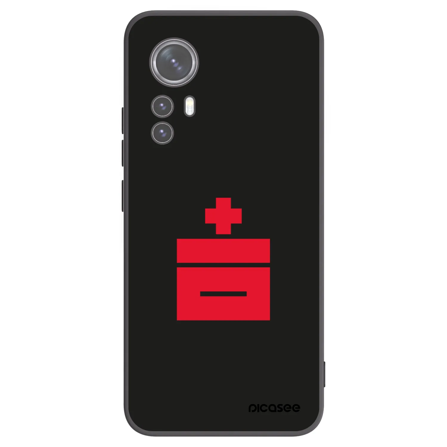 Picasee husă neagră din silicon pentru Xiaomi 12X - Le Plastenciaga