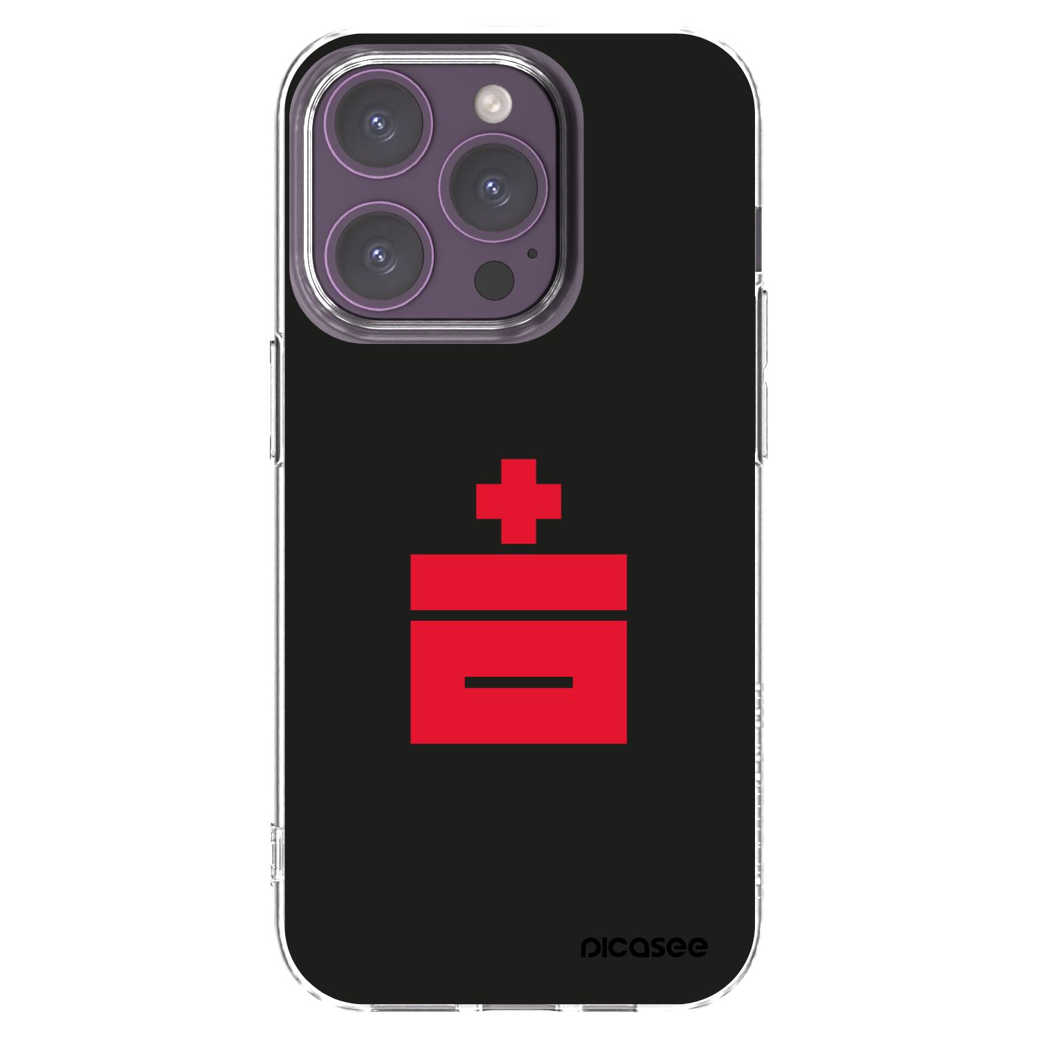 Picasee husă transparentă din silicon pentru Apple iPhone 14 Pro - Le Plastenciaga