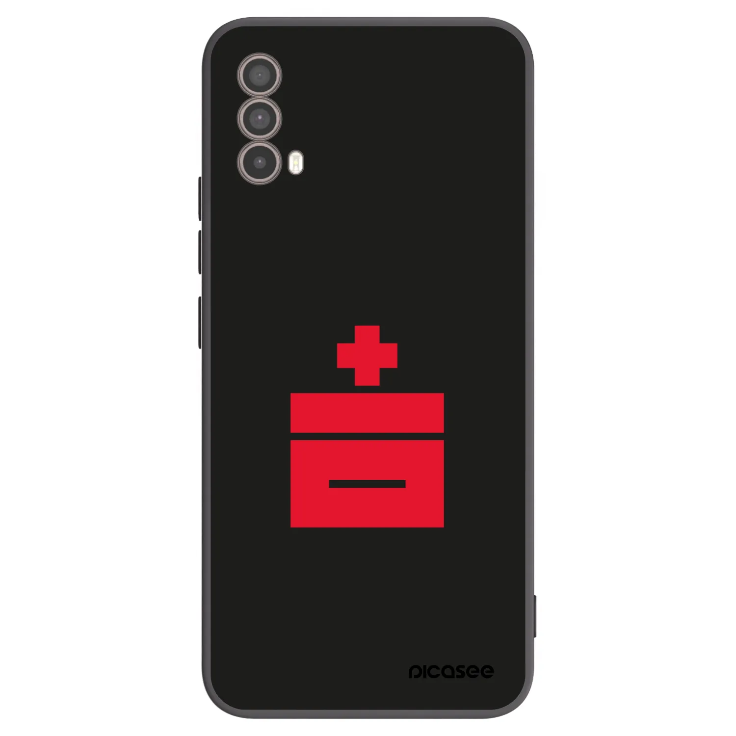 Picasee husă neagră din silicon pentru Motorola Moto E40 - Le Plastenciaga