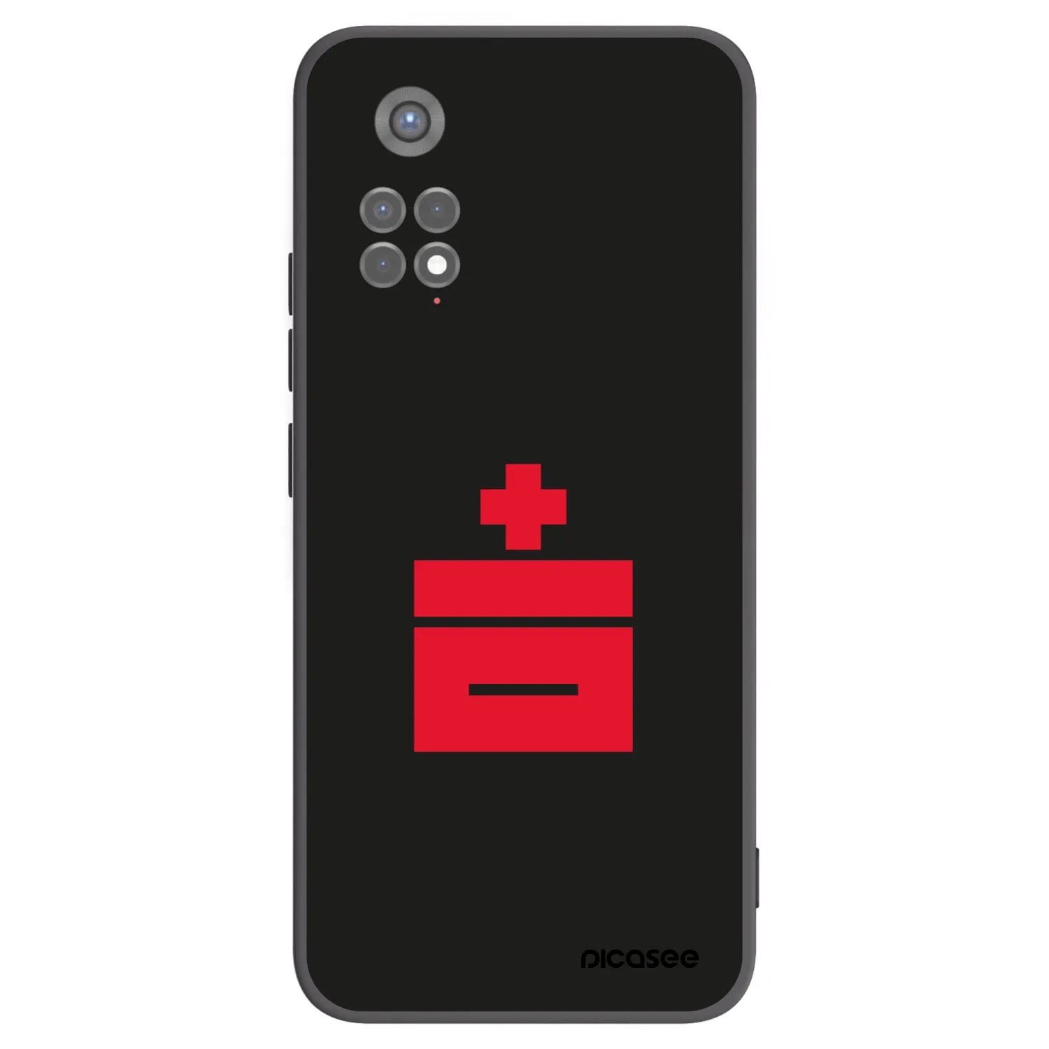 Picasee husă neagră din silicon pentru Xiaomi Redmi Note 11S 5G - Le Plastenciaga