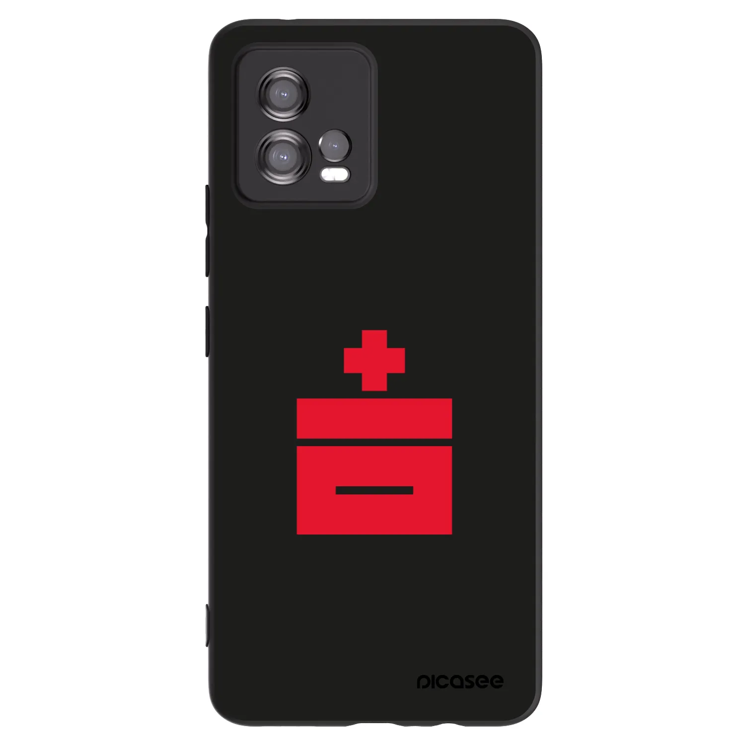 Picasee husă neagră din silicon pentru Motorola Moto G72 - Le Plastenciaga