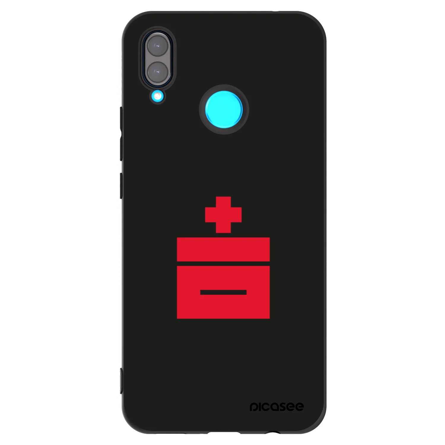 Picasee husă neagră din silicon pentru Huawei Nova 3i - Le Plastenciaga
