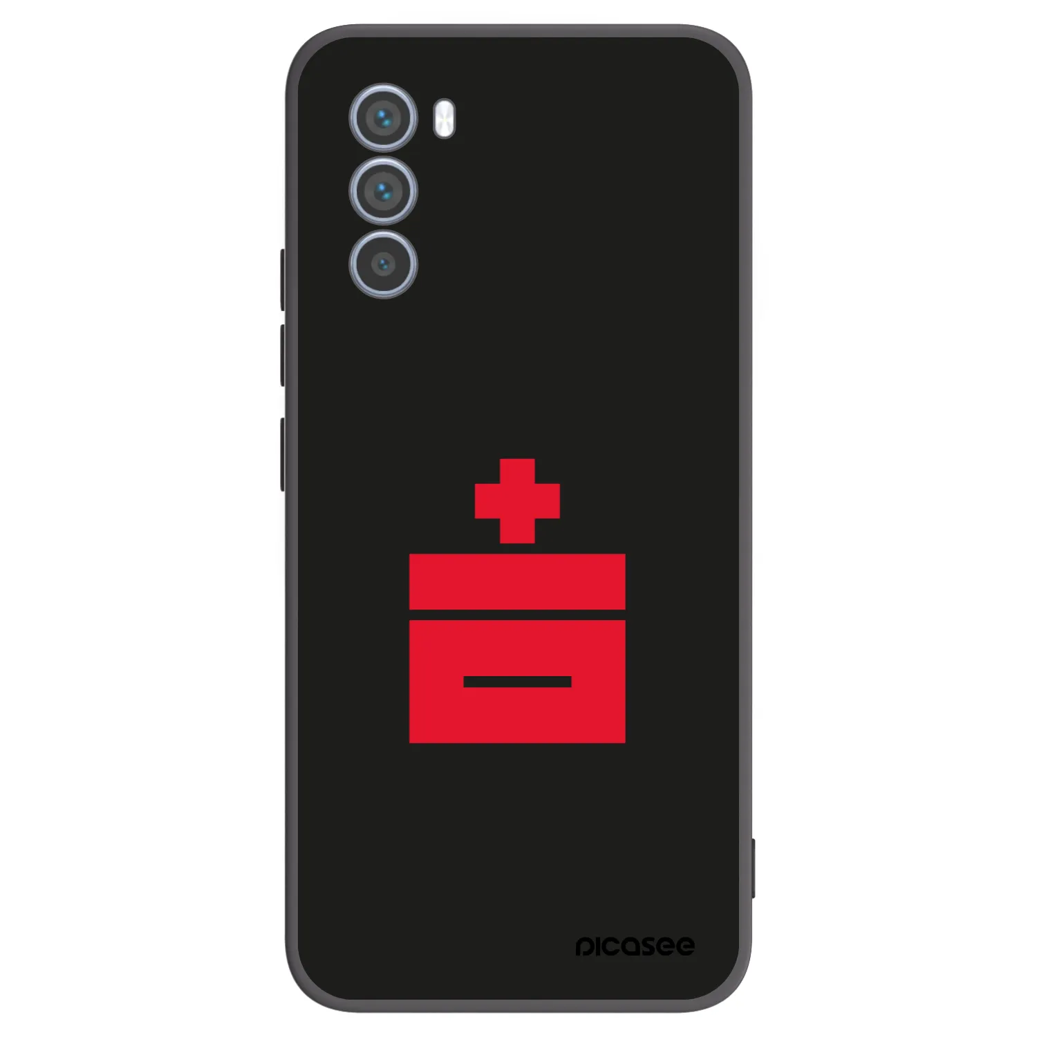 Picasee husă neagră din silicon pentru Motorola Moto G62 - Le Plastenciaga