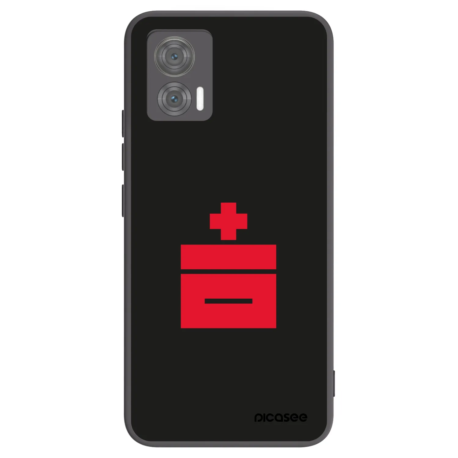 Picasee husă neagră din silicon pentru Motorola Edge 30 Neo - Le Plastenciaga