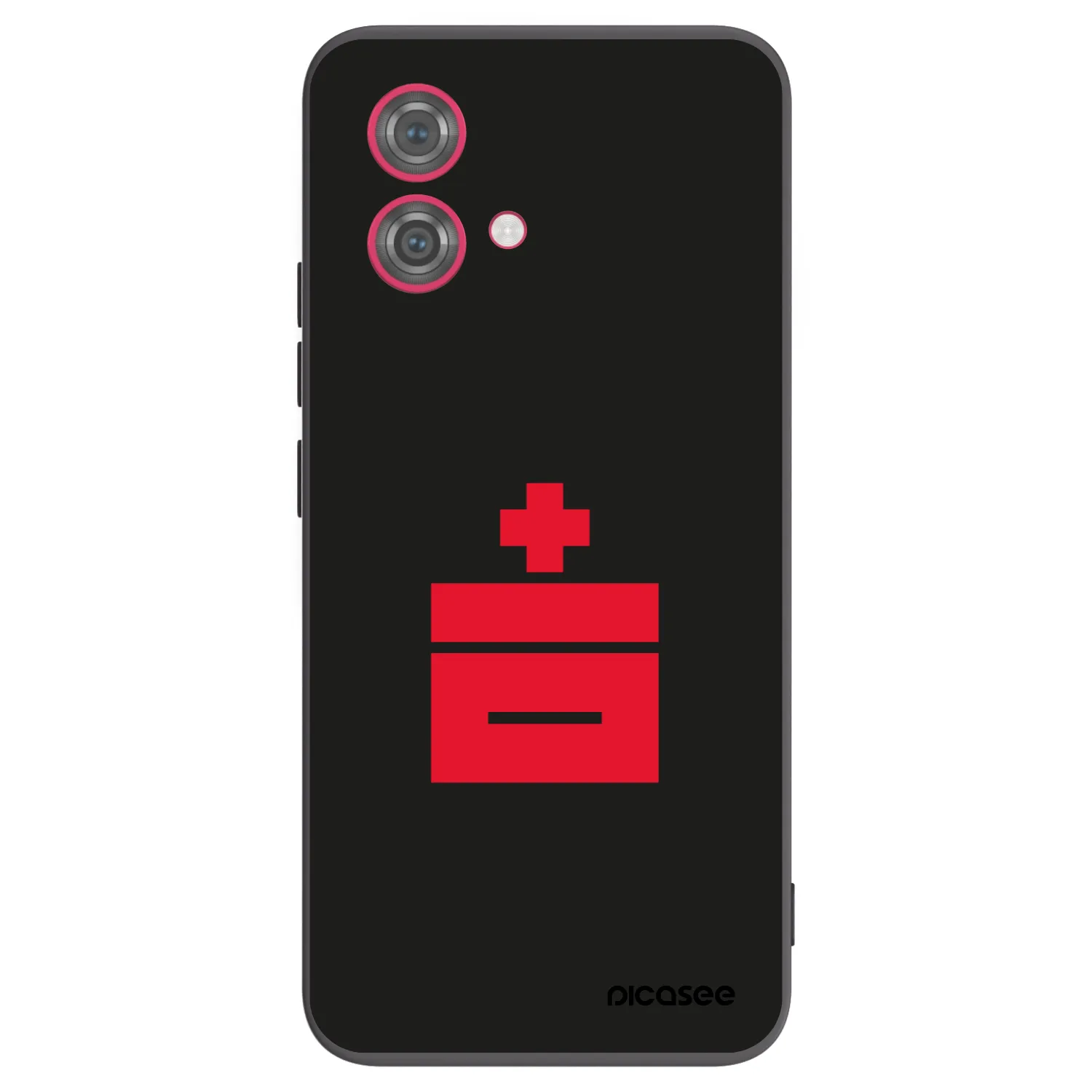 Picasee husă neagră din silicon pentru Motorola Moto G84 5G - Le Plastenciaga